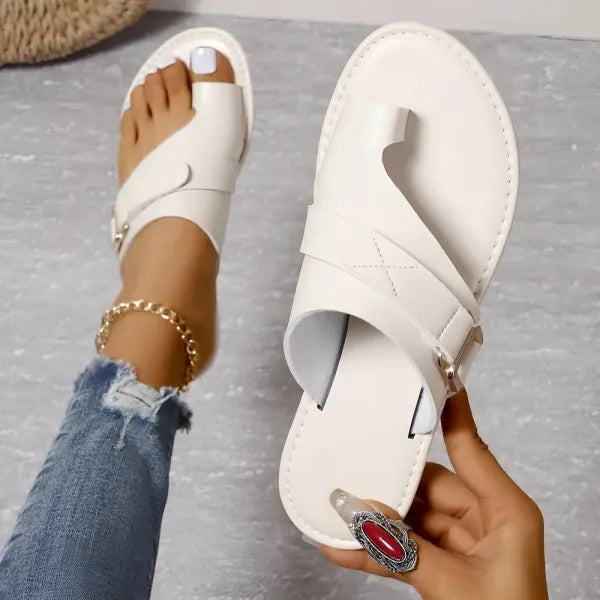 Louise | Sandalen Met Kruisband – Elegantie En Eenvoud Voor De Zomer 