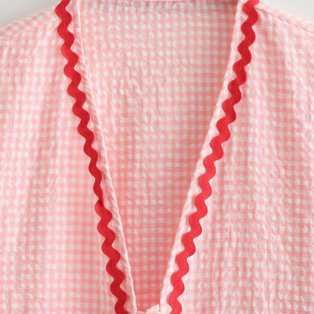 Claire | Camicia Dettaglio Cuore E Tocco Romantico 