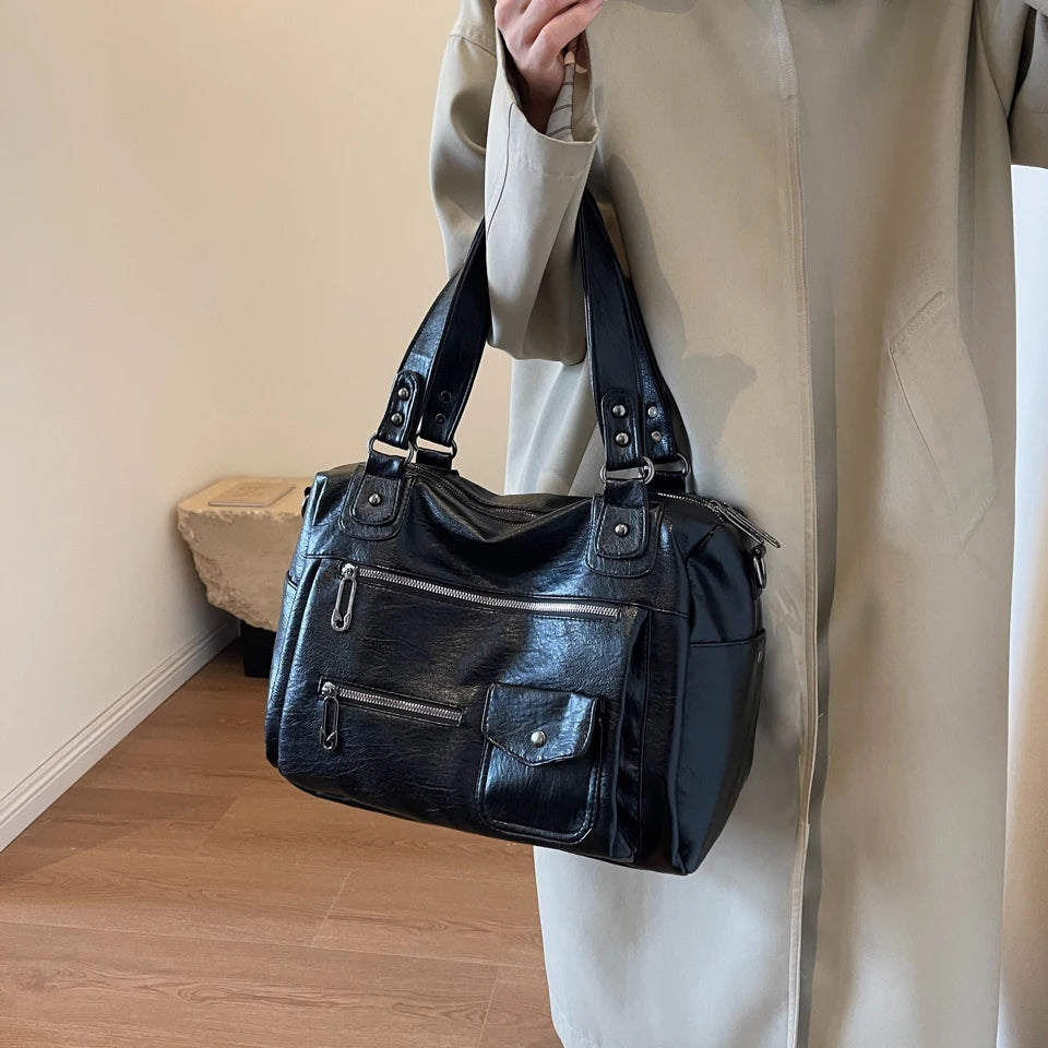 Amaya | Stor Skuldertaske – Elegance Og Daglig Komfort 
