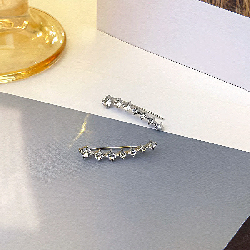Xéna | Boucles d’Oreilles En Cascade Brillante