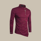 Massimo | Camicia Uomo Asimmetrica Collo Ufficiale 