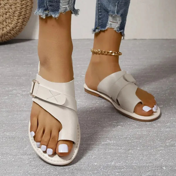Louise | Sandalen Met Kruisband – Elegantie En Eenvoud Voor De Zomer 