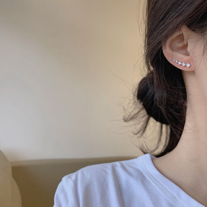 Xéna | Boucles d’Oreilles En Cascade Brillante