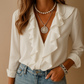 Honorine | Blusa a Volant e Décolleté Femminile 