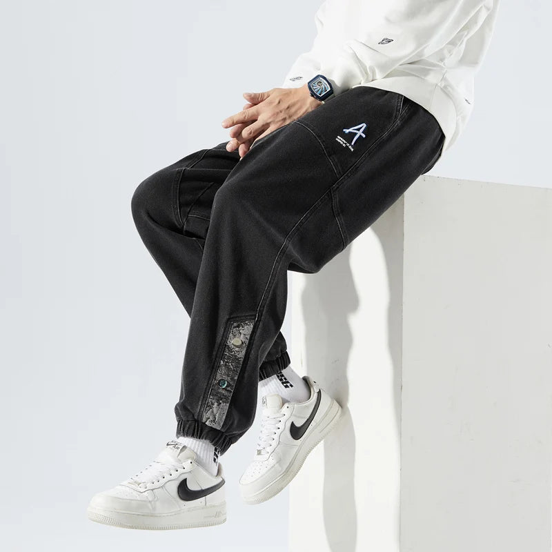 Neil | Lichte Japanse Stijl Broek 
