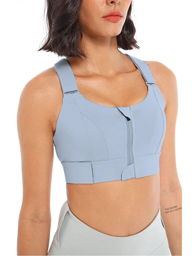 Lucienne | Sutien cu fermoar – Confort sporit și aspect sportiv 