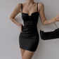 Chloé|Rochie Lungă Satinat pentru a Sublima Silueta Dumneavoastră cu Eleganță 